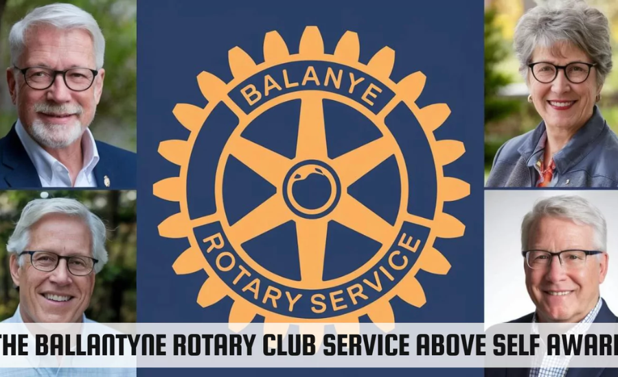 ballantyne rotary club service above self award